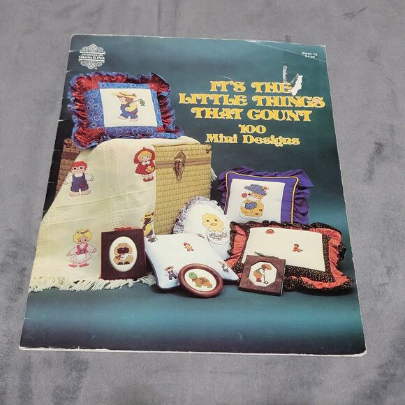 Cross Stitch Pattern Booklets Lot Of 7 Assortment Of Patterns - Picture 8 of 8